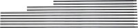 VOGTECH Abziehlehrensatz RS10.22 62677 10-teilig, 6 x 2,5 m, 2 x 2,0 m, 2 x 1,5 m, verzinkt, steckbar