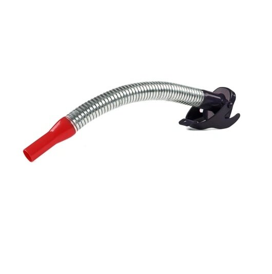 Profibau Ausgießer 62742 mit flexiblem Metallrohr, 20 mm Auslass, mit Entlüftungskanal und Schmutzfilter