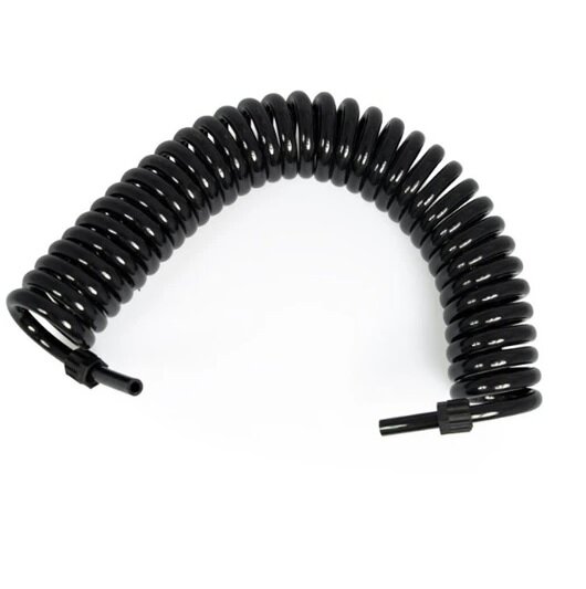 Mesto Spiralschlauch 63000 PU, 2,5 m, mit 2 Überwurfmuttern
