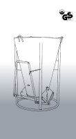 Eichinger Betonsilo 1015 BS146-105 konisch mit Kette,...