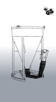 Eichinger Betonsilo 1017 BS146-107 mit Kette/Traverse,...