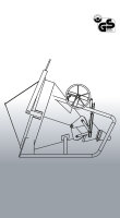 Eichinger Betonsilo 1017 BS146-108 Kette/Traverse, Zentraler Gummi-Schlauchauslass, 150-2000 Liter