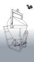 EICHINGER Betonsilo 1019 - 150-2000Liter - Bügel - zentraler Auslass