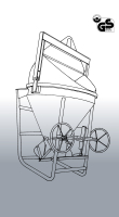 EICHINGER Betonsilo 1019 - 150-2000Liter - Bügel - zentraler Auslass