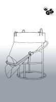Eichinger Betonsilo 1022 BS146-112 mit Kette/Bügel,...