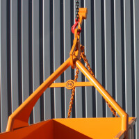 EICHINGER Aushubkübel 1044.12, 1000 Liter, 2000 kg, angeschweißte Kette