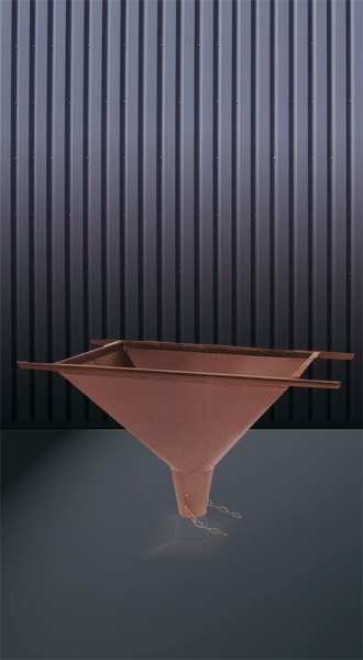 EICHINGER Betontrichter 1208.1, Auslaufstutzen ø 140 mm, schokoladenbraun
