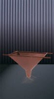 EICHINGER Betontrichter 1208.1, Auslaufstutzen ø 140 mm, schokoladenbraun