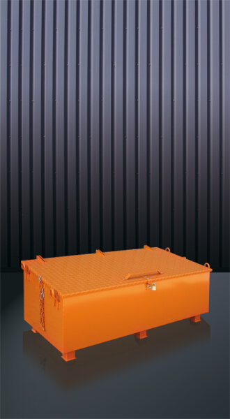EICHINGER Werkzeugkiste, Stahl, 600 kg, 500 LIter, reinorange