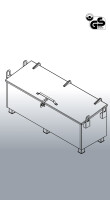 EICHINGER Werkzeugkiste, Aluminium, 400 kg, 600 LIter,alu
