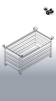 EICHINGER Vollwand-Stapelpalette 1316 - Tragkraft 1500kg