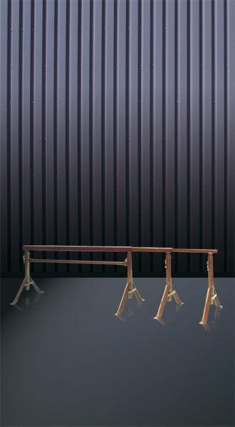 EICHINGER Putzergerüstbock 1308.2, Höhe 720-970 mm, schokoladenbraun