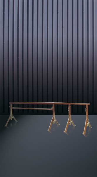 EICHINGER Putzergerüstbock 1308.3, Höhe 1020-1520 mm, schokoladenbraun