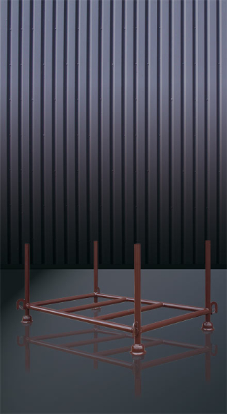 EICHINGER Stapelgestell 1311.2, 1500 kg, LxBxH 1200x820x910 mm, schokoladenbraun