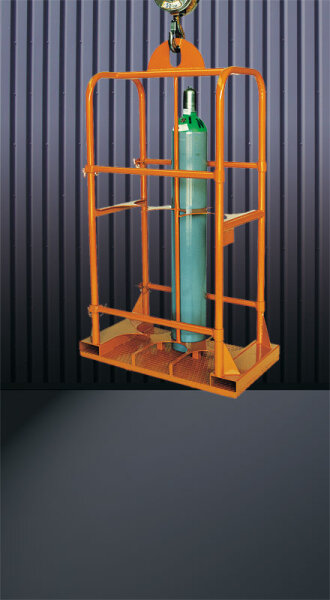 EICHINGER Gasflaschenkorb 1328, 6 Flaschen ø 250 mm, reinorange