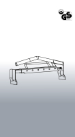 EICHINGER Klinkerträger 1503.1, 60 kg, Öffnungseite 400-680 mm, Eintauchtiefe 50 mm, verzinkt