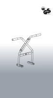 EICHINGER Bordsteinzange 1504.1, 150 kg, Öffnungsweite 0-380 mm, Eintauchtiefe 200 mm, verzinkt