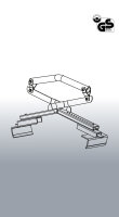 EICHINGER Plattenheber 1521.1, 60 kg, Öffnungsweite 150-370 mm, Eintauchtiefe 30 mm, verzinkt
