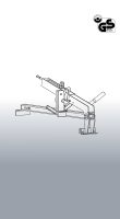 EICHINGER Bordsteinversetzzange 1551.1, 250 kg, Öffnungsweite 900-1100 mm, Eintauchtiefe 45 mm, verzinkt