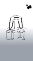 EICHINGER Winkelelementzange 1568.1, Eintauchtiefe 1000mm, Öffnungsweite W 15-245mm, verzinkt