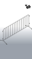 EICHINGER Absperrgitter 1815 - Länge 2000-2500mm...