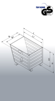 EICHINGER Stapelkipper 2028- Tragkraft 2500kg Inhalt...