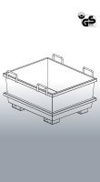 EICHINGER Universal-Container, 1500 kg, 750 Liter, reinorange