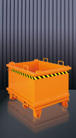 EICHINGER Klappbodenbehälter, 1500 kg, 750 Liter feuerverzinkt