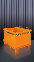 EICHINGER Klappbodenbehälter, 2000 kg, 1500 Liter reinorange