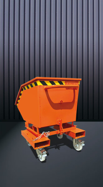 EICHINGER Kastenwagen mit Rollen und Einfahrtaschen, 300 kg, 250 Liter, feuerverzinkt