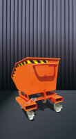 EICHINGER Kastenwagen mit Rollen und Einfahrtaschen, 300 kg, 250 Liter, feuerverzinkt