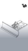 EICHINGER Schneepflug mit Niveauausgleich, Einfahrtasche unten 2073.1-4- Schildbreite 1500-2400mm