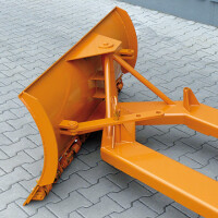 EICHINGER Schneeschieber, Schildbreite 1500 mm,  reinorange, stahl