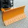 EICHINGER Schneeschieber, Schildbreite 1500 mm,  reinorange, stahl