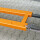 EICHINGER Schneeschieber, Schildbreite 1500 mm,  reinorange, stahl