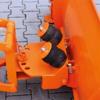 EICHINGER Schneepflug mit Niveauausgleich, Einfahrtasche unten Schildbreite 1500 mm reinorange, pur