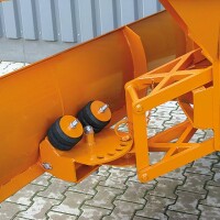 EICHINGER Schneepflug mit Niveauausgleich, Einfahrtasche oben Schildbreite 1800 mm reinorange, fks