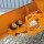 EICHINGER Schneepflug mit Niveauausgleich, Einfahrtasche oben Schildbreite 1800 mm reinorange, fks