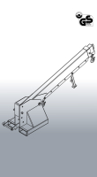 EICHINGER Kranarm teleskopierbar und höhenverstellbar 2082 - Tragkraft 2500kg/ 5000kg