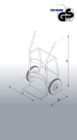 EICHINGER Fasswagen mit luftgefüllten Reifen 2242