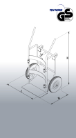 EICHINGER Fasswagen mit luftgefüllten Reifen 2245