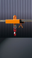 EICHINGER Lasthaken Stapler-Aufsatz für 1 Zinken, 1000 kg,  reinorange