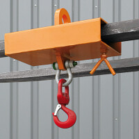 EICHINGER Lasthaken Stapler-Aufsatz für 1 Zinken, 1000 kg,  reinorange
