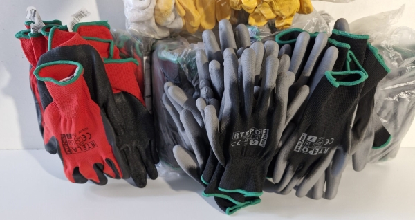 %SALE% 99 Paar Arbeitshandschuhe Mechaniker Handschuhe Schutzhandschuhe MIX-PAKET Gr. 7/8/9