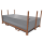 80m² SET - 40x Fahrplatten 10x1000x2000mm grau + Transportgestell lackiert