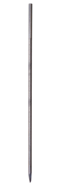 %SALE% - MÜBA Schnurnagel mit geschmiedeter Spitze aus Ø18 mm Rundstahl, Länge 1,20 m