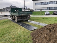 15mm Fahrplatten 1000x3000mm schwarz 40t/m2** Bodenplatte...