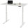 RAU Schreibtisch adlatus 100, B1250xT800xH650-1300mm, lichtgrau, M-Platte-22 mm, 08-ST-125-080-7035-M