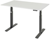 RAU Schreibtisch adlatus 100, B1250xT800xH650-1300mm,...