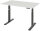 RAU Schreibtisch adlatus 100, B1250xT800xH650-1300mm, tiefschwarz, M-Platte-22 mm, 08-ST-125-080-9005-M